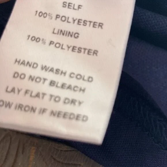 Soieblu Sheer Lace Dress Blue Embroidered Lace Purchased On Modcloth Size M - Picture 6 of 6